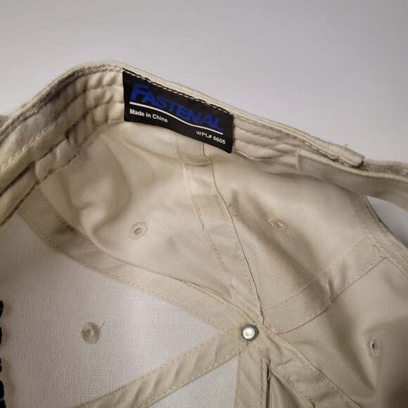 Fastenal adjustable strap Tan Hat - Picture 6 of 6